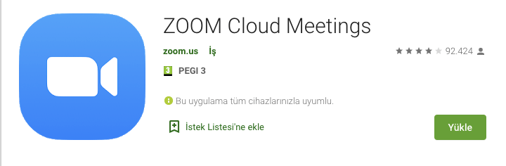 zoom cloud meetings indir